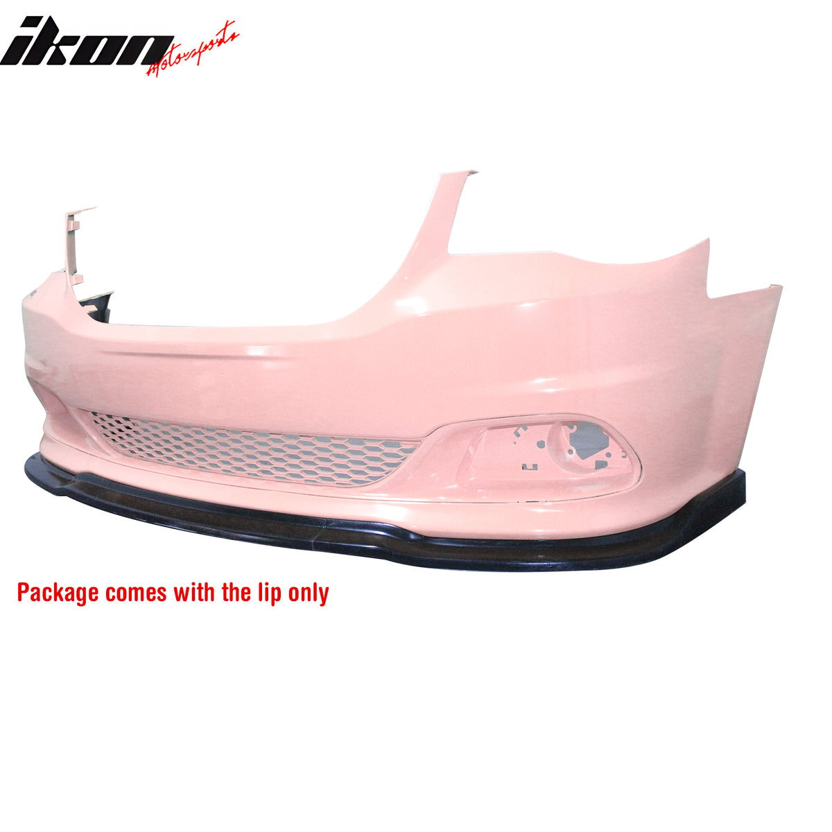 For 11-20 Dodge Grand Caravan CK Style Front Bumper Lip Spoiler Unpainted PU 3PC