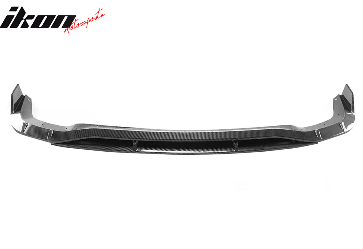 Fits 21-24 Dodge Durango Hellcat Front Bumper Lip Carbon Fiber Print Spoiler 4PC