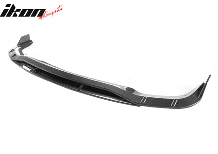 Fits 21-24 Dodge Durango Hellcat Front Bumper Lip Carbon Fiber Print Spoiler 4PC