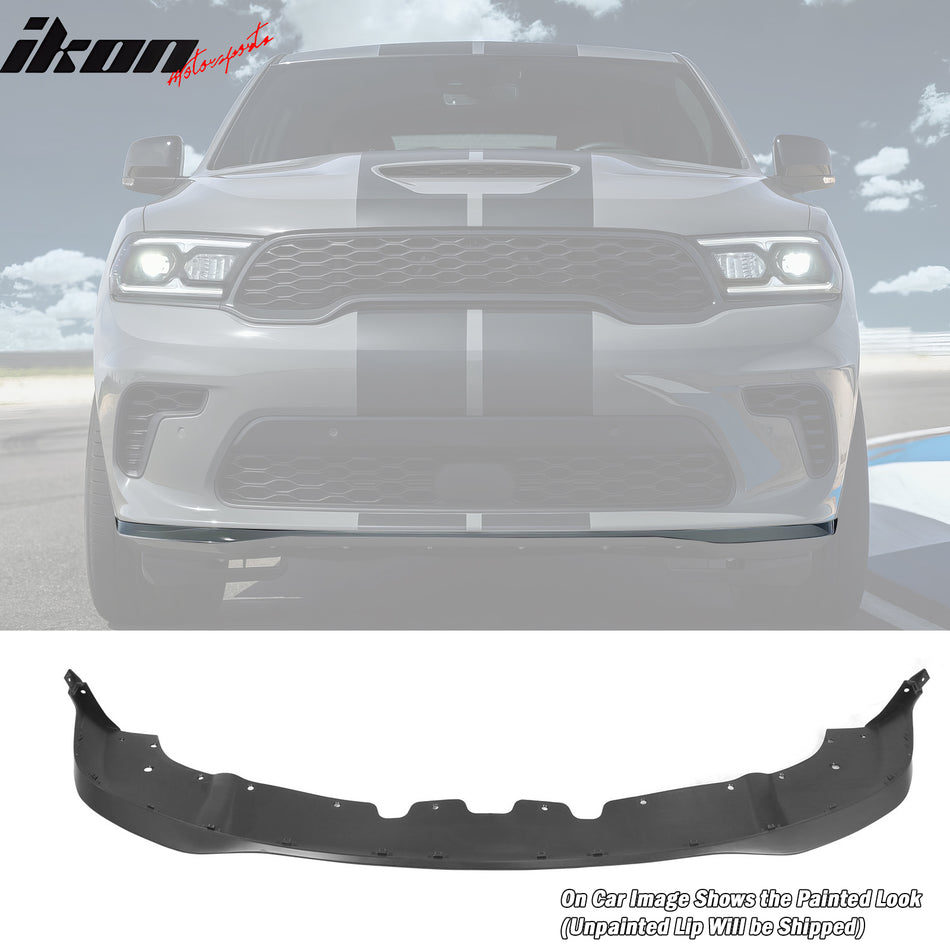 2021-2024 Dodge Durango Front Bumper Lip 21+ Hellcat Style PP Splitter