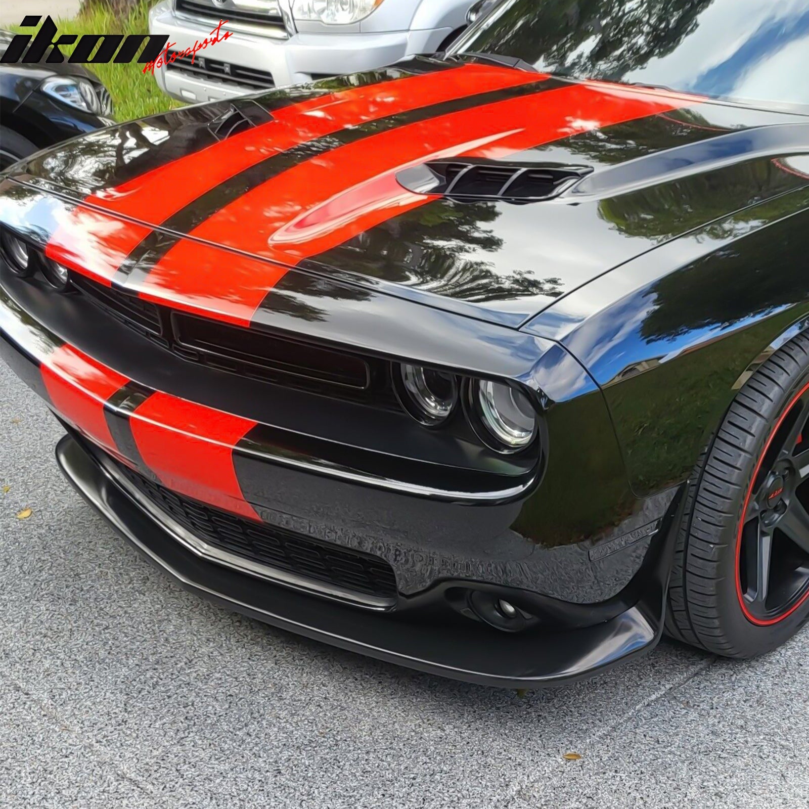 Fits 15-20 Dodge Challenger Front Bumper Lip Spoiler Splitter