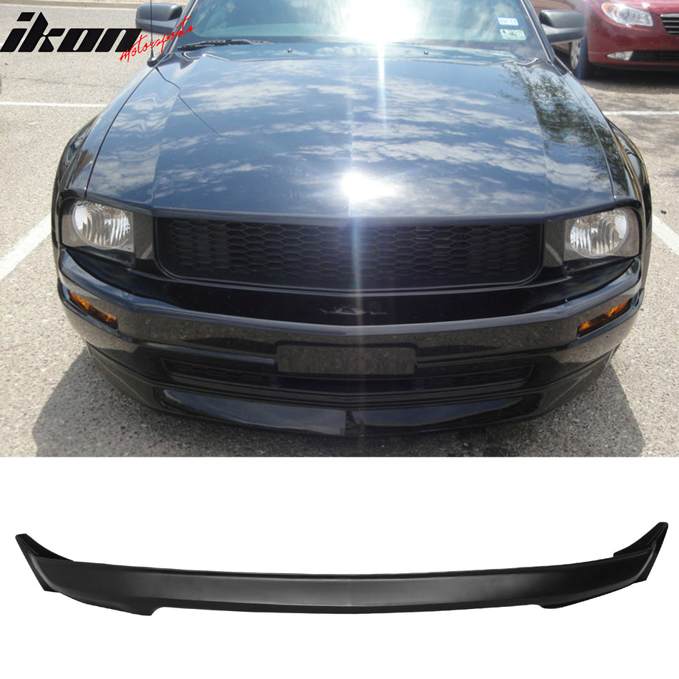 2005-2009 Ford Mustang V6 3C Style Unpainted Front Bumper Lip Chin PU