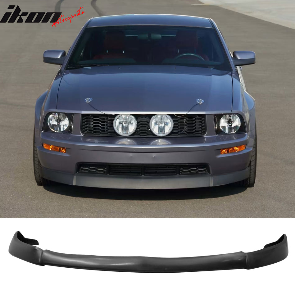 2005-2009 Ford Mustang V8 GT CV2 Style Unpainted Front Bumper Lip PU