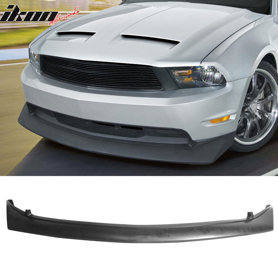 2010-2012 Ford Mustang V8 B2 Style Unpainted Front Bumper Lip Chin PU
