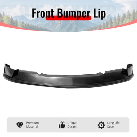 Fits 10-12 Ford Mustang V8 ST Style Front Bumper Lip Spoiler Chin PU Unpainted