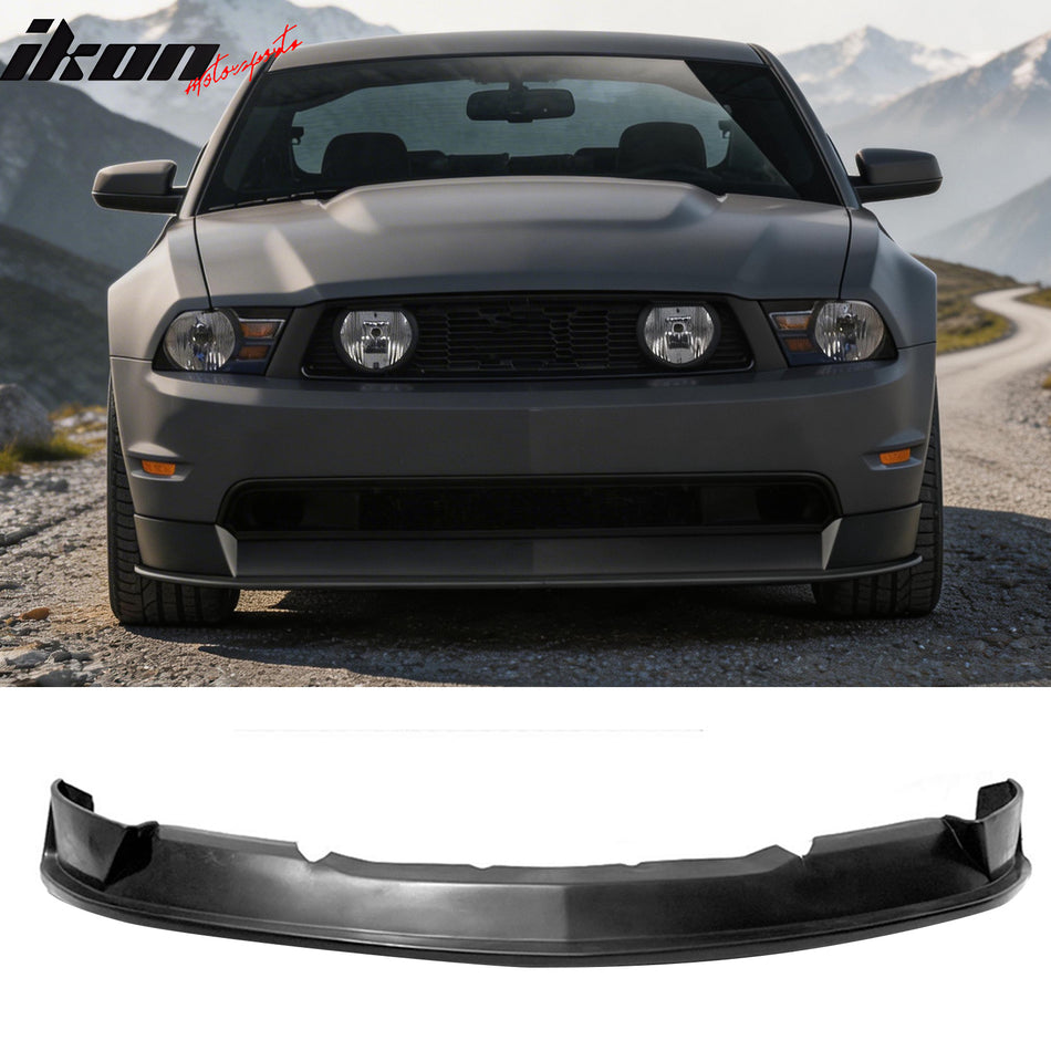 2010-2012 Ford Mustang V8 ST Style Unpainted Front Bumper Lip Chin PU