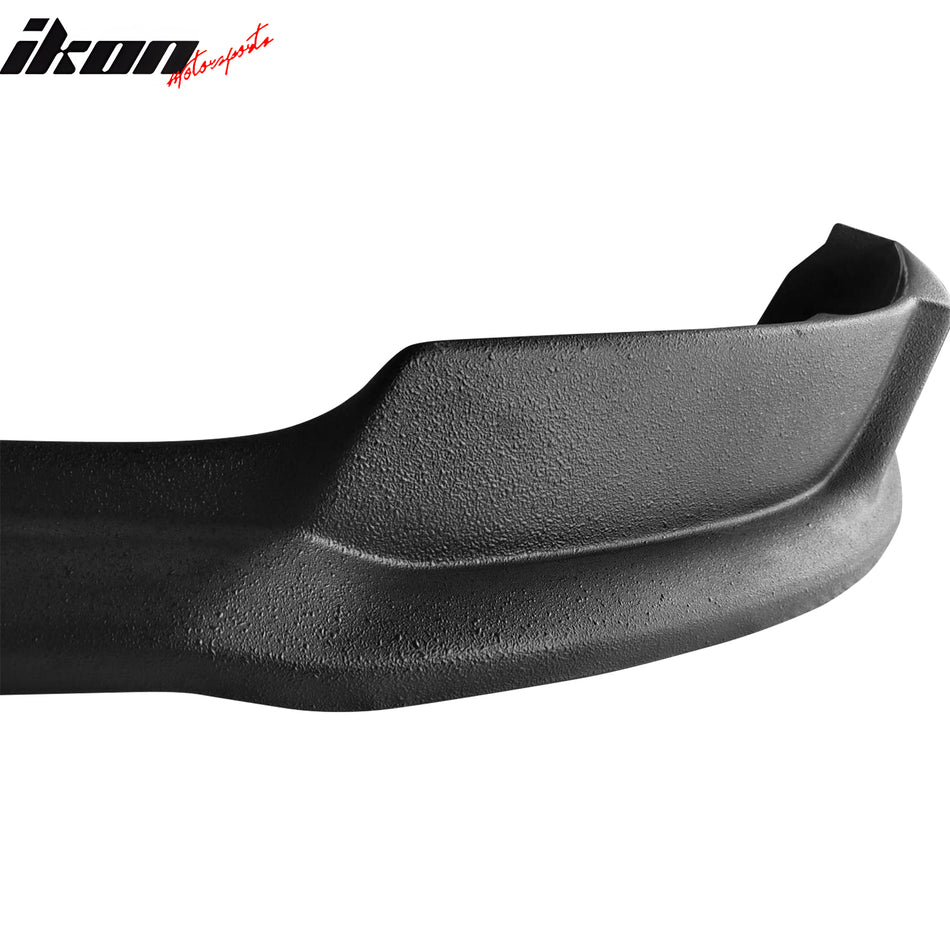Fit 2013-2014 Ford Mustang V6/GT Front Bumper Lip RTR Style Black PU