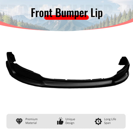 Fits 13-14 Ford Mustang V6 & GT RTR Style Front Bumper Lip Spoiler PU Unpainted