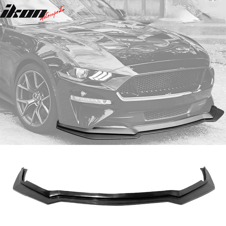 2018-2021 Ford Mustang GT Perf. Style Unpainted Front Bumper Lip PU