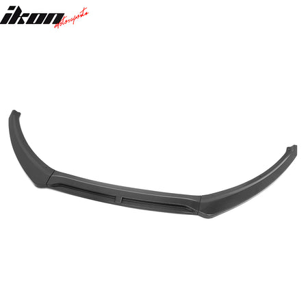 Fits 15-18 Ford Focus IKON Style Front Bumper Lip Carbon Fiber Print PP 3PCS Set