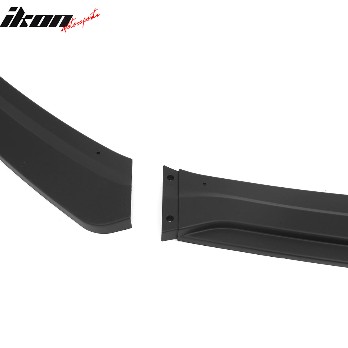 Fits 15-18 Ford Focus IKON Style Front Bumper Lip Spoiler Matte Black PP 3PCS