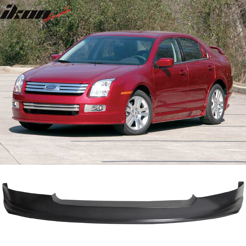2006-2009 Ford Fusion DS Style Unpainted Black Front Bumper Lip PU
