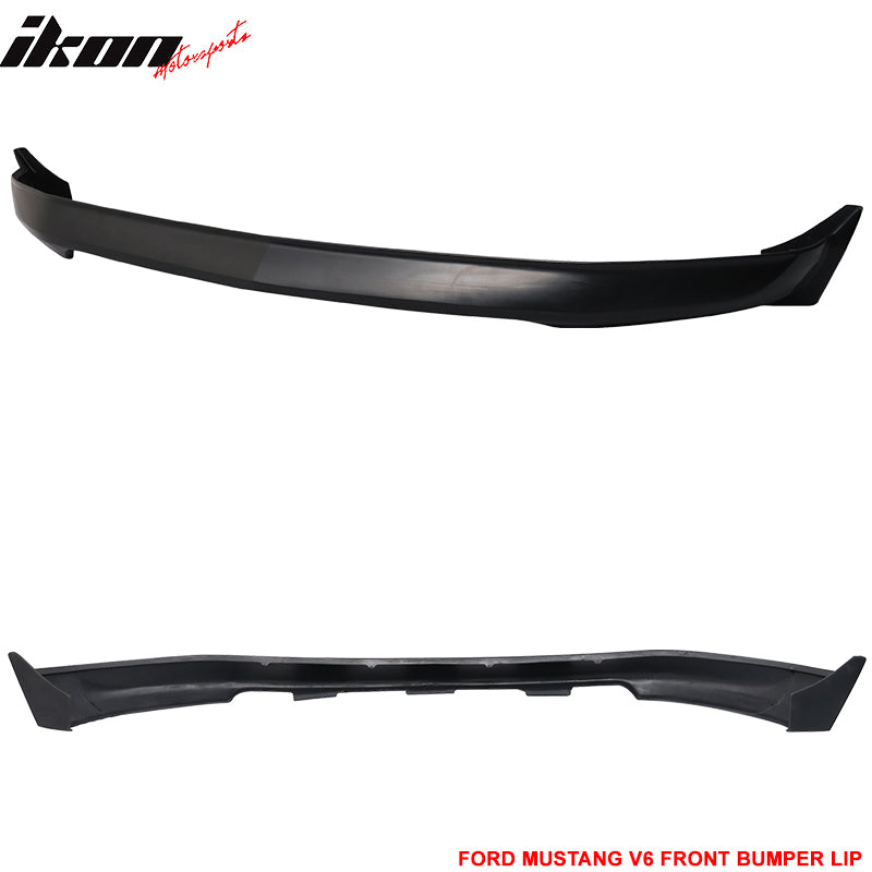 Fits 05-09 Ford Mustang V6 Only 3C Style Front Bumper Lip Spoiler Unpainted PU