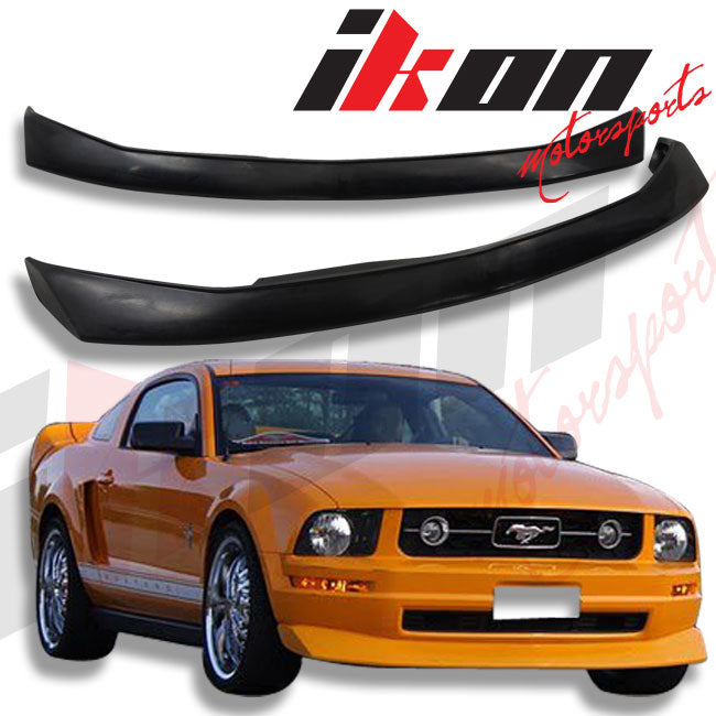 2005-2009 Ford Mustang V6 Type C Unpainted Front Bumper Lip Spoiler PU