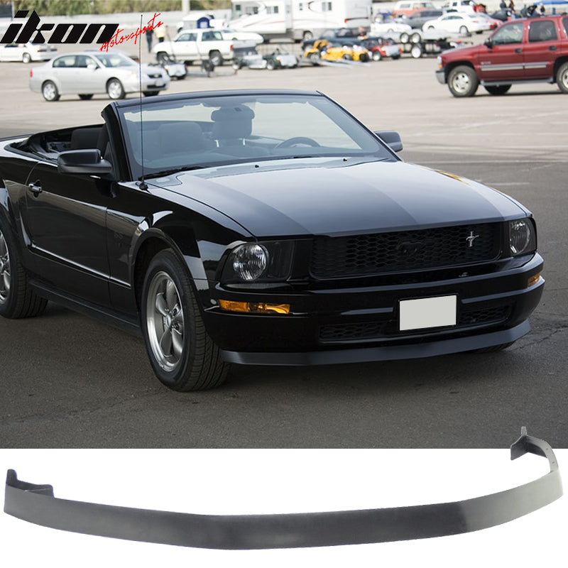 2005-2009 Ford Mustang V6 IKON Style Front Bumper Lip Spoiler PU