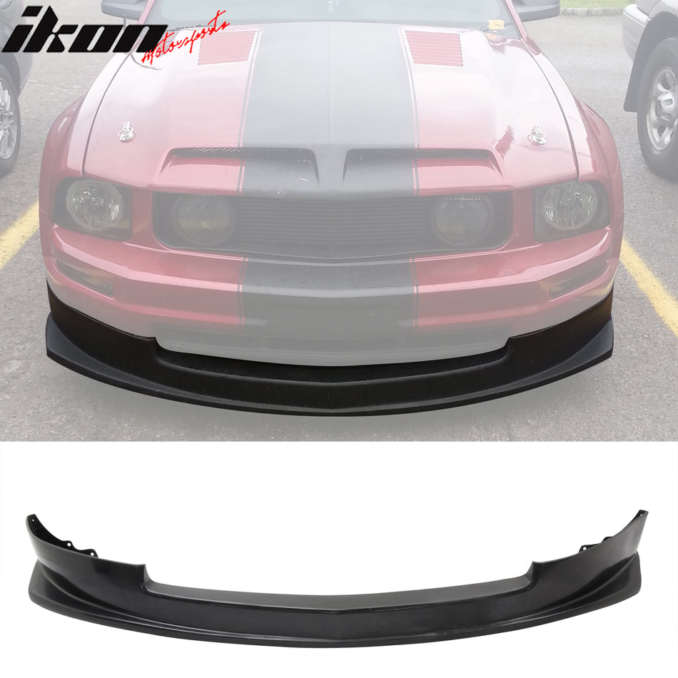 2005-2009 Ford Mustang Base Sport Style Front Bumper Lip Spoiler PU