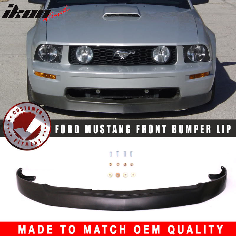 2005-2009 Ford Mustang GT V8 Unpainted Front Bumper Lip Spoiler PU