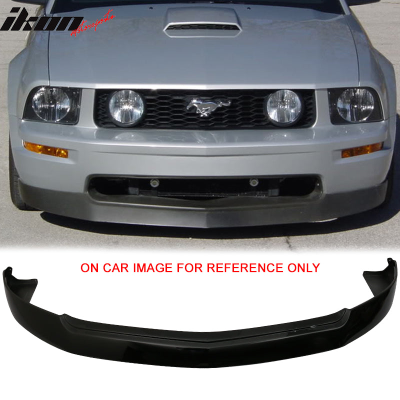 2005-2009 Ford Mustang V8 GT Painted Ebony # UA PU Front Bumper Lip