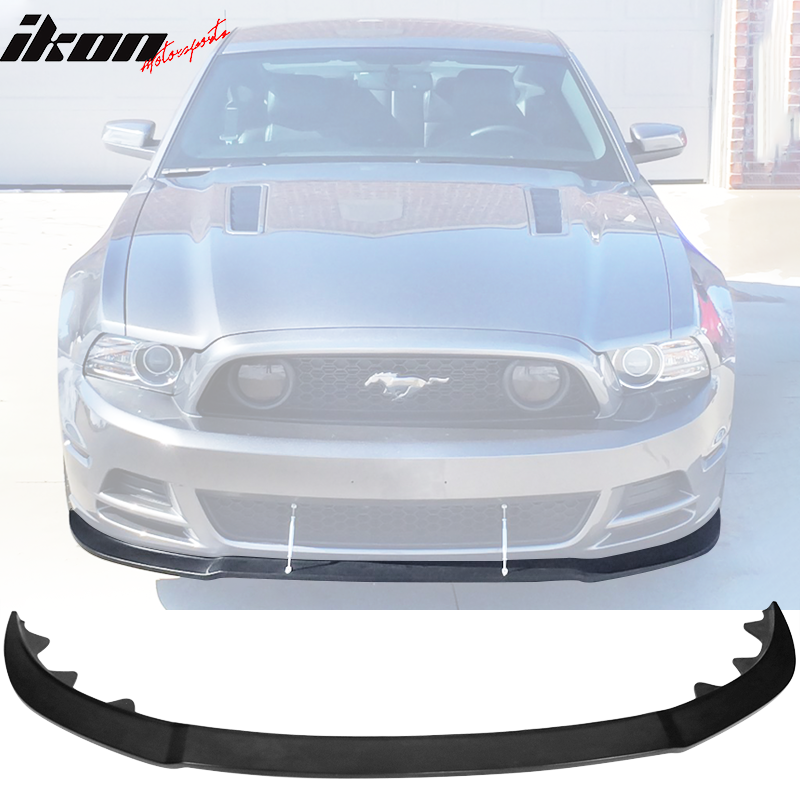2013-2014 Ford Mustang GT Style Unpainted Front Bumper Lip Spoiler PU
