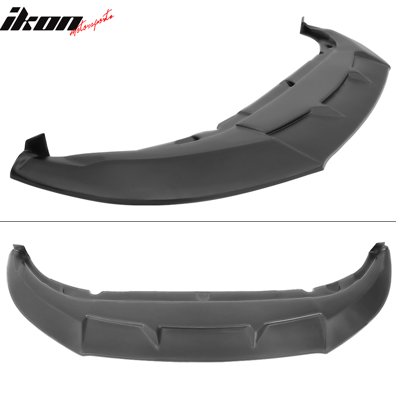 IKON MOTORSPRTS, Front Bumper Lip Compatible With 2010-2014 Mustang Shelby GT500, Factory Style Painted PP Finisher Under Chin Spoiler, 2011 2012 2013