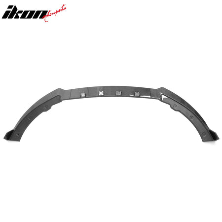 Fits 13-14 Ford Mustang V6 GT IKON Style Front Bumper Lip Carbon Fiber Print ABS