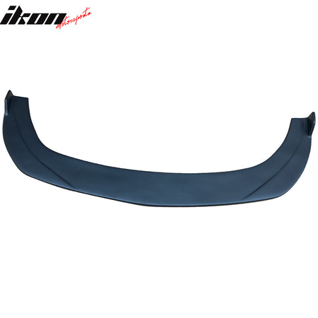 IKON MOTORSPORTS, Front Bumper Lip Compatible With 2015-2017 Ford Mustang 2-Door, PP Front Lip Finisher Under Chin Spoiler