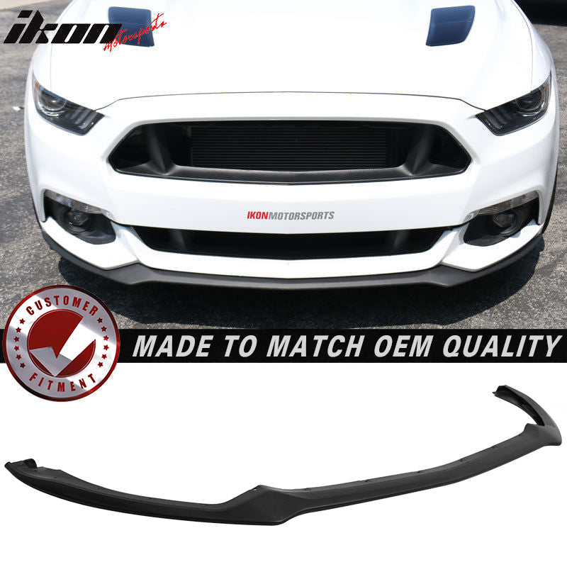 Front Bumper Lip Compatible With 2015-2017 Ford Mustang, Factory Style ...