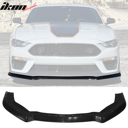 Fits 15-17 Ford Mustang Mach 1 Style Front Bumper Conversion W/ Chin Lip Grilles