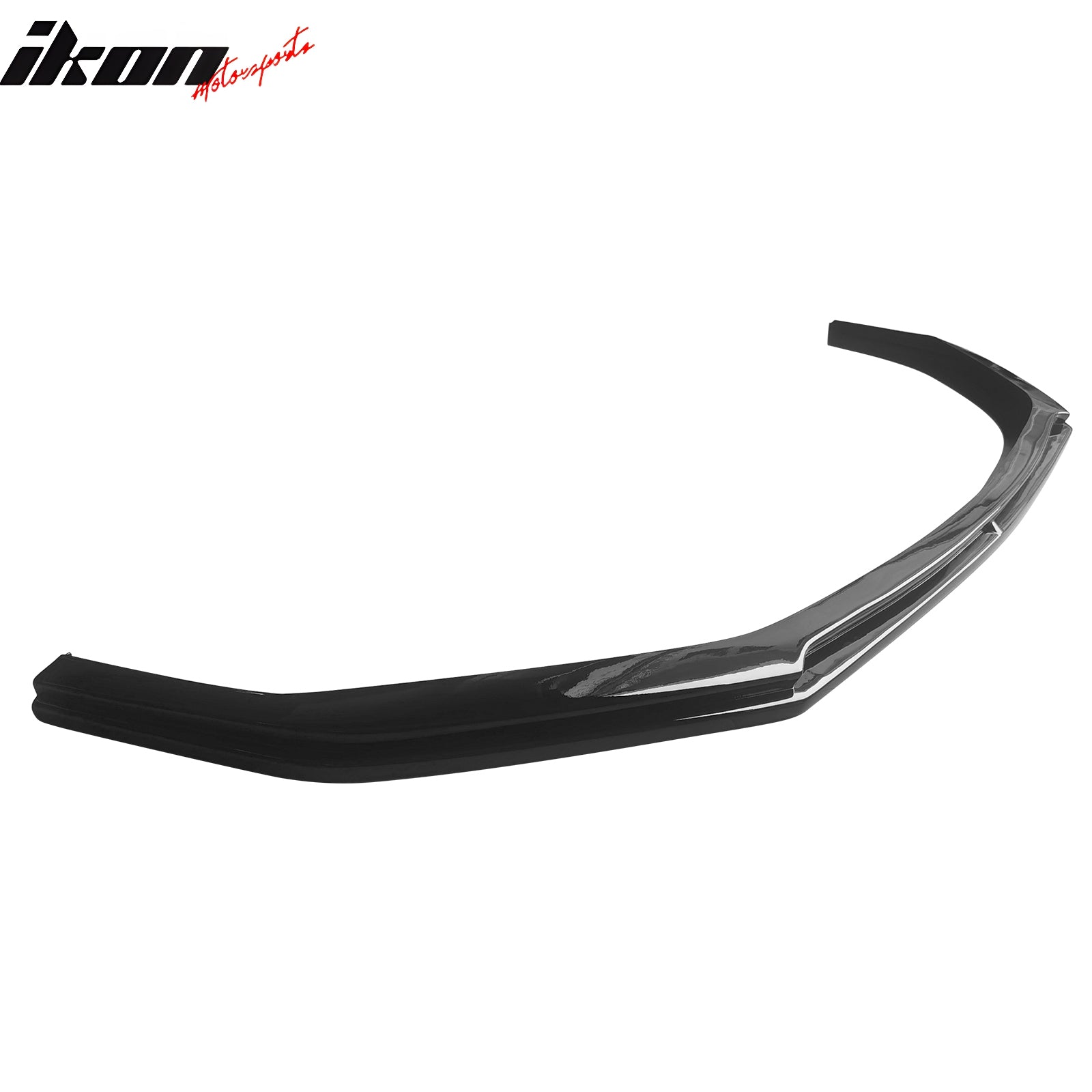 Fits 24-26 Mustang Dark Horse IKON Style Gloss Black Front Bumper Lip Splitter