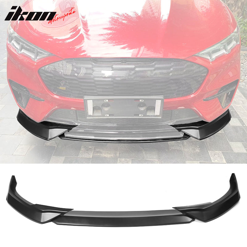IKON MOTORSPORTS, Front Bumper Lip Compatible With 2021-2023 Ford