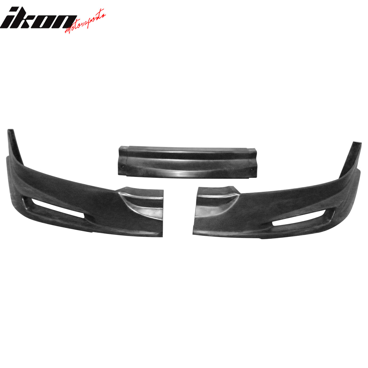 Fits 03-05 Honda Accord Sedan Mugen Style Front Bumper Lip PU Unpainted 3PCS