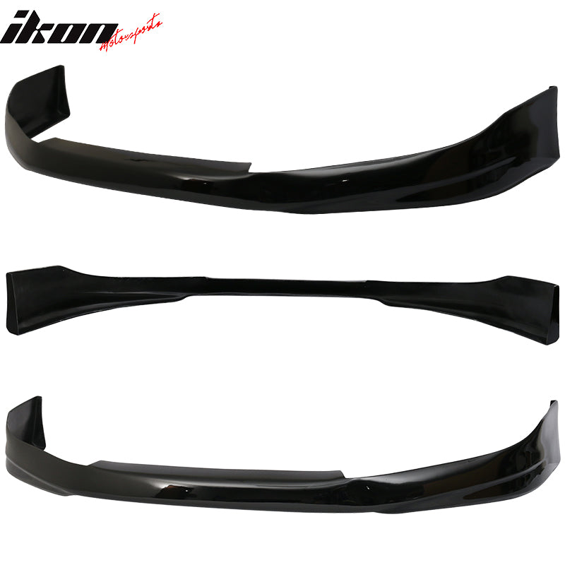 Fits 06-07 Honda Accord 2Dr HFP Style Front Bumper Lip Painted #B92P Black Pearl