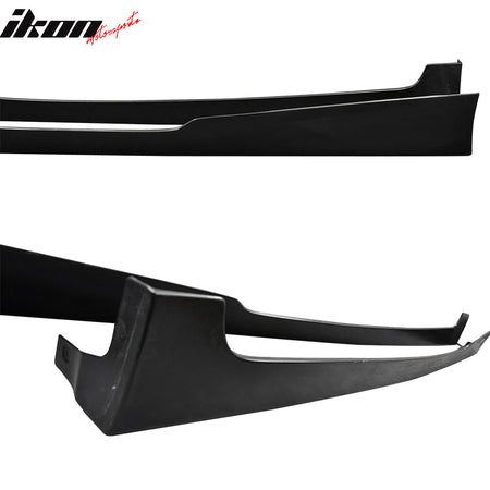 Fits 08-12 Accord 2D Coupe HFP PU Front Bumper Lip Spoiler+Side Skirts Vents