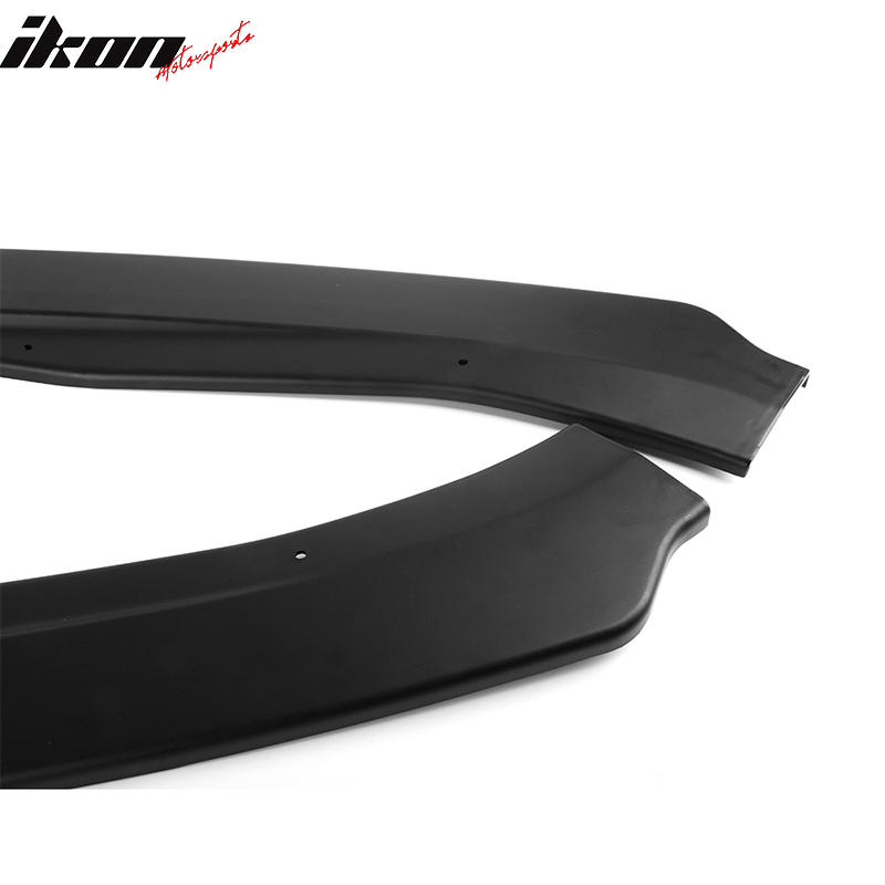Fits 16-19 Chevy Cruze RS OE Style Front Bumper Lip 3PC Unpainted Spoiler PP Kit
