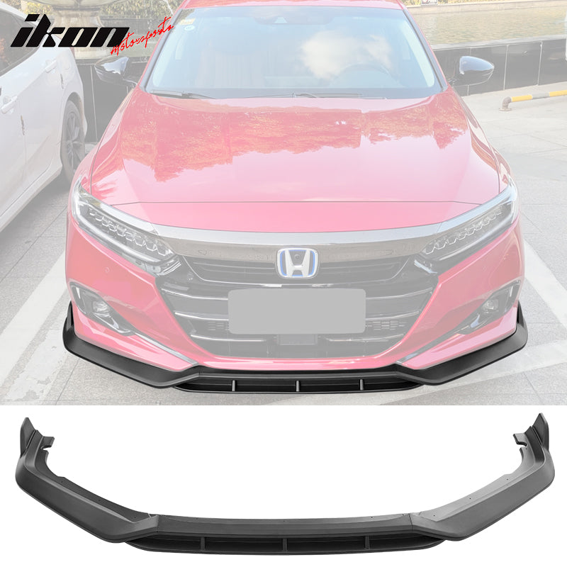 2021-2022 Honda Accord IKON V2 Style Front Bumper Lip Spoiler 4PCS PP