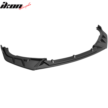 IKON MOTORSPORTS, Front Bumper Lip Compatible With 2021-2022 Honda Accord, IKON V3 Style PP 3PCS Front Protector Spoiler Splitter Kit