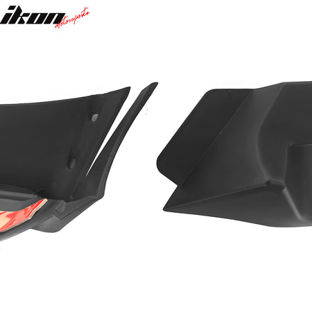 For 21-22 Honda Accord 3PC Front Bumper Lip Chin Spoiler PP