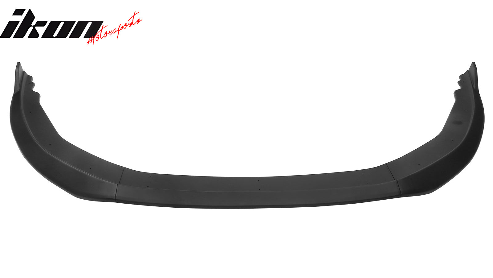 Fits 23-25 Honda Accord 11th Front Bumper Lip V2 3PC Chin Spoiler Black PP