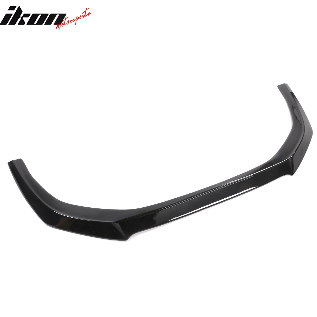 Fits 23-25 Honda Accord Sedan V3 Style Front Bumper Lip Spoiler Gloss Black ABS