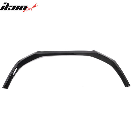 Fits 23-25 Honda Accord Sedan V3 Style Front Bumper Lip Spoiler Gloss Black ABS