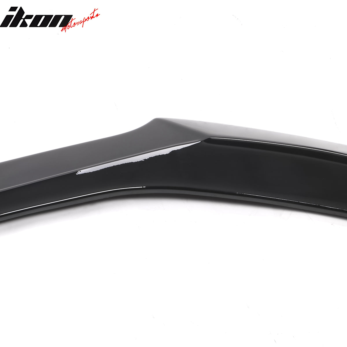 Fits 23-26 Honda Accord Sedan V3 Style Front Bumper Lip Spoiler Gloss Black ABS