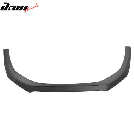 IKON MOTORSPORTS Front Bumper Lip, Compatible with 2023-2024 Honda Accord Sedan, IKON V3 Style ABS Air Dam Chin Spoiler Protector Splitter