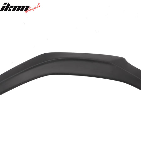 Fits 23-25 Honda Accord Sedan V3 Style Front Bumper Lip Spoiler Matte Black ABS