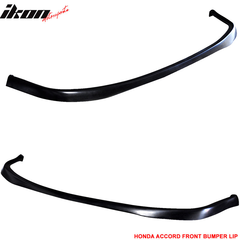 Fits 90-93 Honda Accord Type R Style Front Bumper Lip Spoiler Unpainted PU