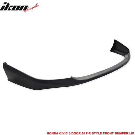 Fits 02-05 Honda Civic SI 3Dr HB Ep3 T-R Front Bumper Lip Spoiler Unpainted PU