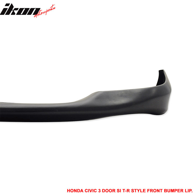 Fits 02-05 Honda Civic 3DR HB Front Bumper Lip Type R Spoiler Unpainted Splitter