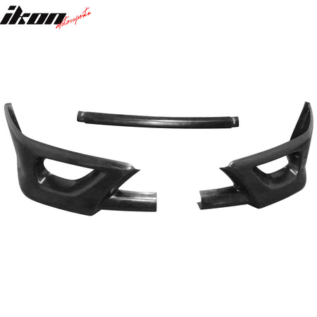 Fits 06-08 Honda Civic Coupe Front Bumper Lip Spoiler Splitter Chin PU 3PCS