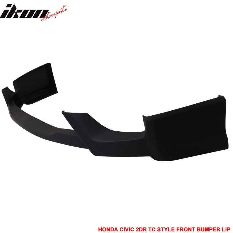 Fits 06-08 Honda Civic 2Dr TC Style Front Bumper Lip Chin Spoiler - PU