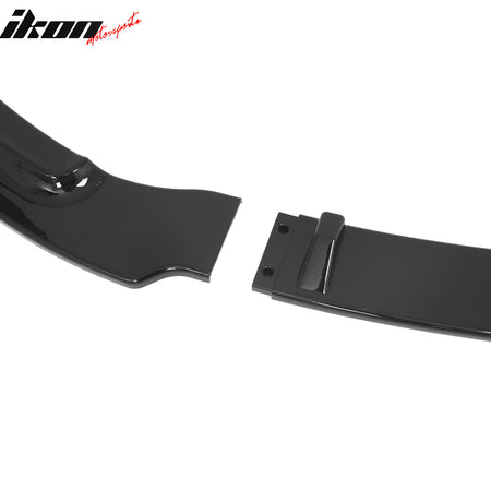 For 06-08 Honda Civic Sedan GT Style Front Bumper Lip Spoiler Gloss Black PP 3PC