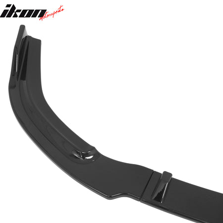 For 06-08 Honda Civic Sedan GT Style Front Bumper Lip Spoiler Gloss Black PP 3PC